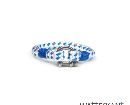 Armband aus Segeltau mooring blau