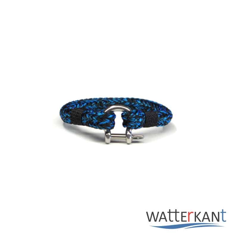 armband aus segeltau halyard blau