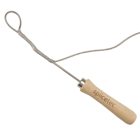 Splicetec Takelnadel für Spleissarbeiten aller Art mit Holzgriff, Nadel aus Edelstahl mit Öhr